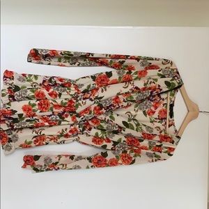 Floral print romper